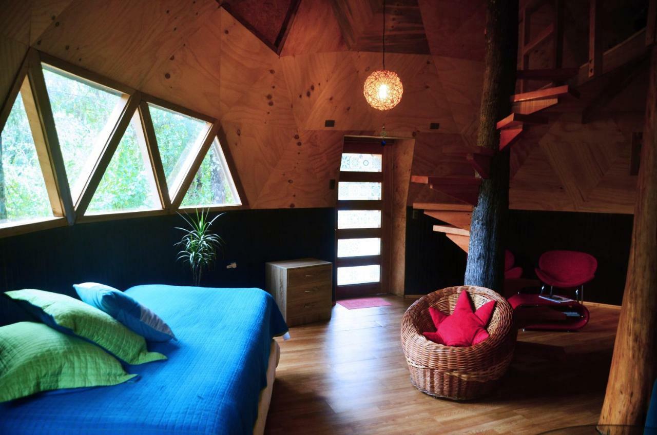 Antu Mahuida Domos Y Habitaciones 멜리페우코 외부 사진